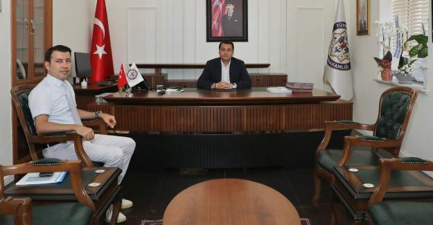 Başhekim Güler’den Kaymakam Öztürk’e Hayırlı Olsun Ziyareti