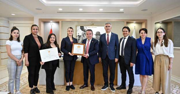 Cittaslow Ödülü Başkan Muhittin Böcek’e Takdim Edildi