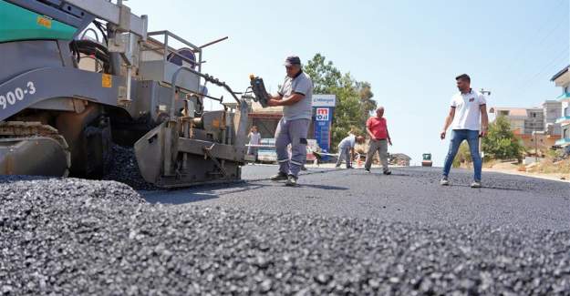 Alanya Belediyesi'nden Sıcak Asfalt Seferberliği
