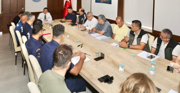Kıyı işgallerinin önlenmesine yönelik komisyon toplantısı gerçekleştirildi