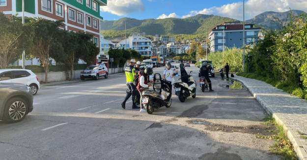 Alanya’da Genel Trafik Uygulamaları: 498 Cezai İşlem Uygulandı