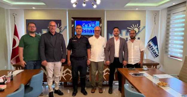 İlçe Jandarma Komutanı Ve SGK Müdürü ALSİAD’ı Ziyaret Etti