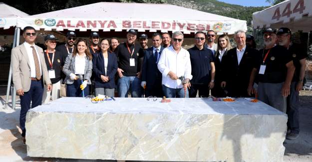 20. Uluslararası Alanya Taş Heykel Sempozyumu Başladı