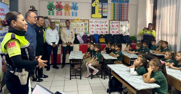 Alanya Belediyesi’nden Kırsal Okullara Trafik Eğitimi Desteği