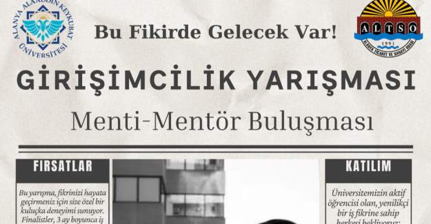 ALKÜ ve ALTSO’dan Genç Girişimcilere Destek Yarışması
