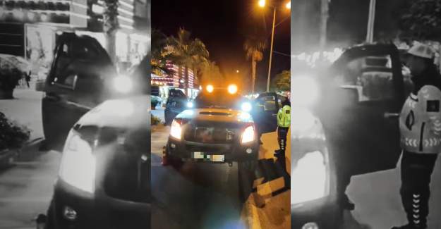 Çakarlı Araç Kullanan Sürücüye Ceza Uygulandı