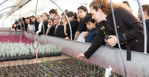 Öğrenciler Alanya’da Tohumdan Fidana Doğayı Öğrendi