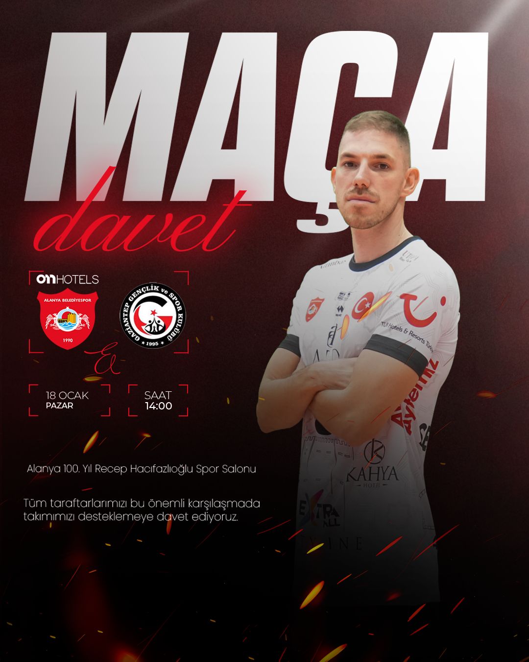 On Hotels Alanya Belediyespor Kritik Maça Çıkıyor