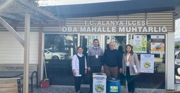 Bitkisel Atık Yağları Merkez Muhtarlık  Ofislerinde Toplanıyor