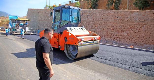 Kestel 30 Metreli Yolda Asfalt Çalışması Başlatıldı
