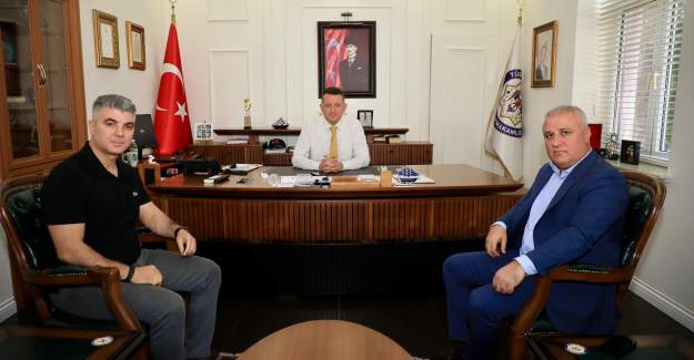 Altso Başkanı Eray Erdem ile Hamam Sauna ve Spa İşletmecileri Kaymakam Ürkmezer'i Ziyaret Ettiler