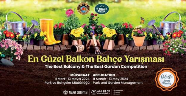 En Güzel Balkon Bahçe Yarışması Başvuruları Devam Ediyor