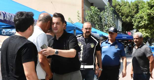 Kaymakam Öztürk Mahmutlar’da Esnaf ve Vatandaşla Buluştu