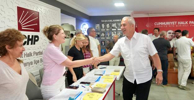 CHP Alanya’da Delege Seçimi Yapıldı