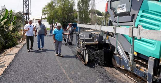 Kargıcak Mahallesi’nde sıcak asfalt çalışması başladı