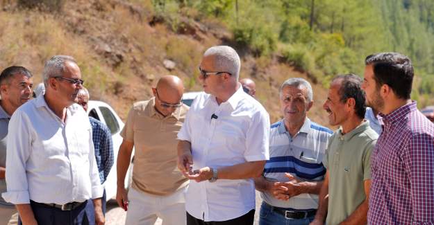 Alanya Belediyesi Dağdere Yolunda Asfalt Çalışmalarına Başladı