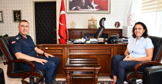 Binbaşı Direk’ten Başhekime Ziyaret