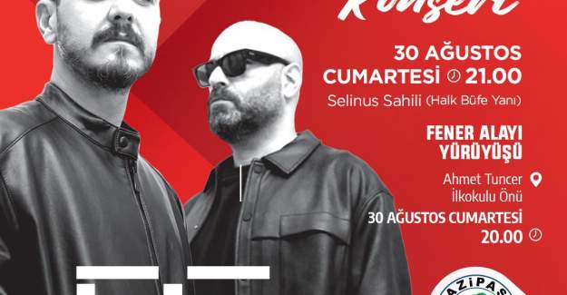 Gazipaşa'da 30 Ağustos Zafer Bayramı Programı Hazır