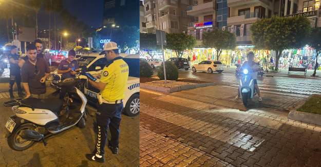 Yaya Güvenliği İçin Motosiklet Denetimi Yapıldı
