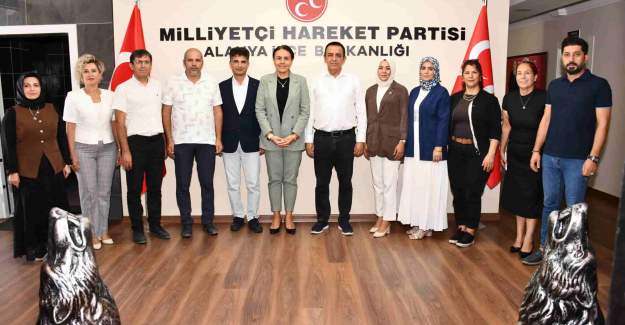 Hastane Yönetiminden MHP Alanya’ya Ziyaret