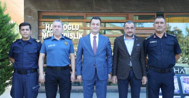 Kaymakam Öztürk’ten Letonya Fahri Konsolosu Şaşmaz'a Ziyaret