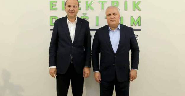 Başkan Erdem'den AEDAŞ Genel Müdürü Baydar'a Ziyaret