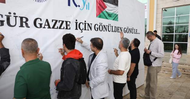 ALKÜ’de Soykırım Vurgusuyla Filistin’e Destek Sürüyor