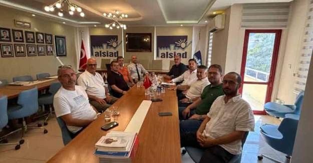 İlçe Jandarma Komutanı Ve SGK Müdürü ALSİAD’ı Ziyaret Etti