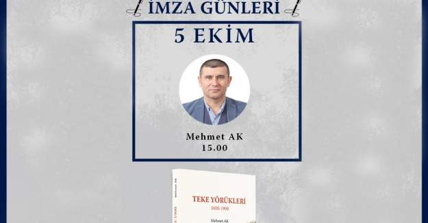 Alkü’den Prof. Dr. Mehmet Ak, Kitap Fuarında Okurlarıyla Buluşacak