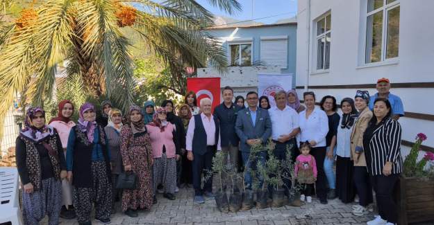 Alanya’da Dünya Kadın Çiftçiler Günü Kutlandı: Zeytin Fidanları Dağıtıldı