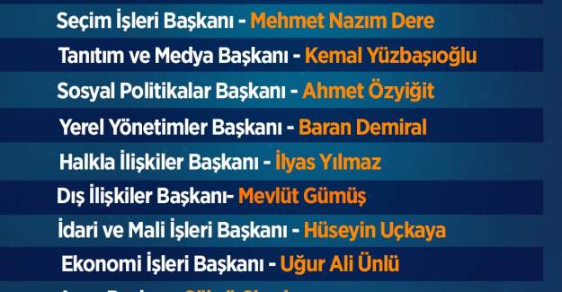 AK Parti Alanya'da Yeni Yönetim