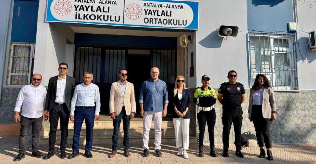 Alanya Belediyesi’nden Kırsal Okullara Trafik Eğitimi Desteği