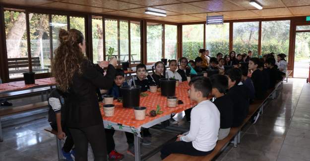 Öğrenciler Alanya’da Tohumdan Fidana Doğayı Öğrendi