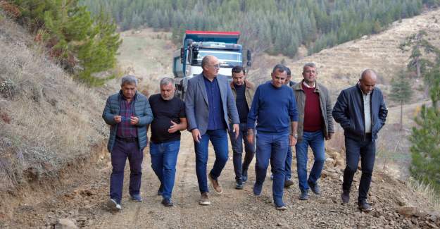 Çamlıca Daloğlu Mevkii 5,5 Kilometre Asfalta Hazırlanıyor