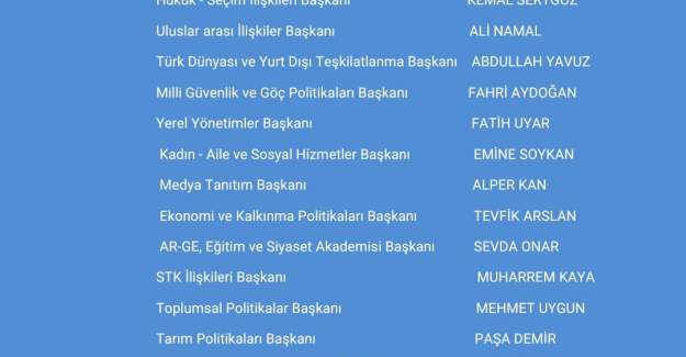 İYİ Parti Alanya İlçe Başkanlığı Yeni Divan Kurulunu Açıkladı