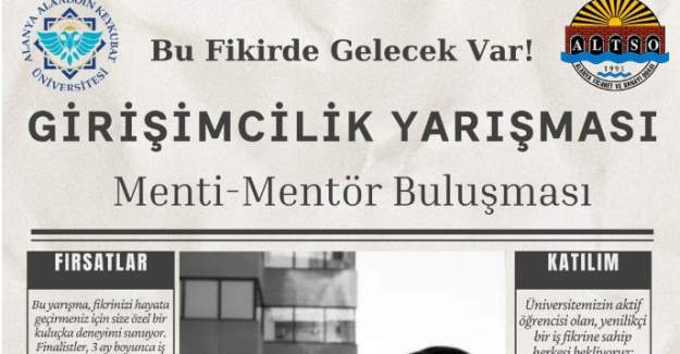 ALKÜ ve ALTSO’dan Genç Girişimcilere Destek Yarışması