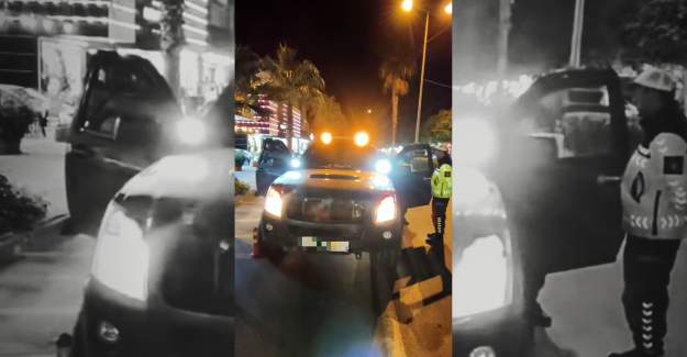 Çakarlı Araç Kullanan Sürücüye Ceza Uygulandı