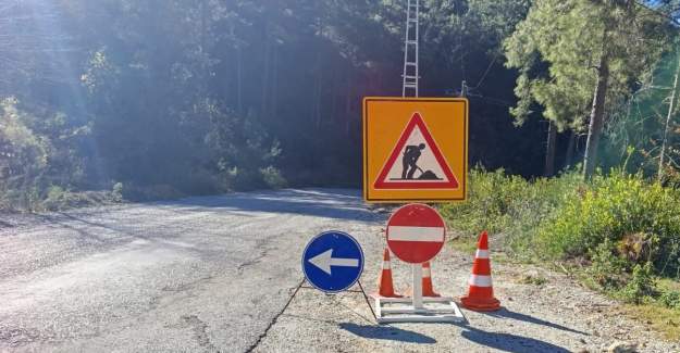 Akçatı Yolu Çalışma Nedeniyle Trafiğe Kapatıldı