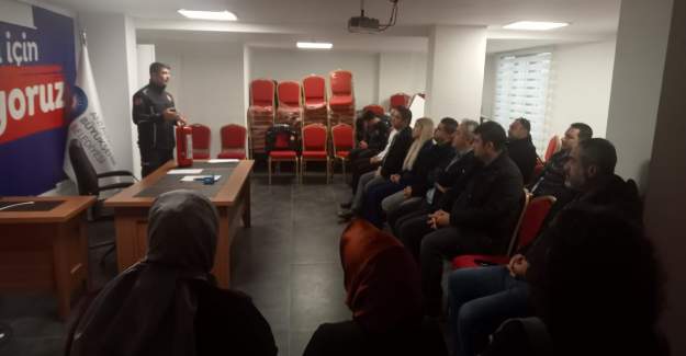 Büyükşehir Personeline Yangın Eğitimi