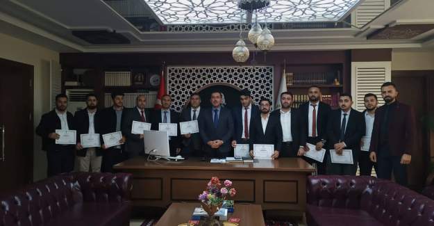 Din Görevlilerine Başarı Belgesi