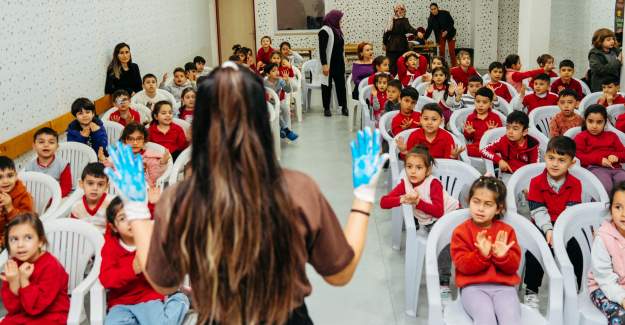 Miniklere Hijyen Dersi: Alanya Ve Manavgat El Ele