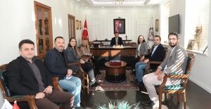 Antalya Eczacı Odası Alanya Temsilciliği Kaymakam Ürkmezeri Ziyaret Etti