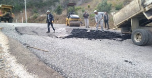 Alanya Kırsalında Yol Bakım Çalışmaları Devam Ediyor