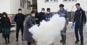 Antalya Büyükşehir Belediyesi Yangın Tatbikatı Gerçekleştirdi