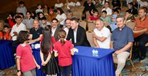 Kaymakam Ürkmezer Okullar Arası Kuran-ı Kerim Meali Bilgi Yarışması Ödül Törenine Katıldı