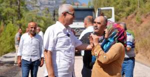 Alanya Belediyesi Dağdere Yolunda Asfalt Çalışmalarına Başladı
