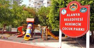 Alanya Belediyesi Kerimcik Parkı'nı Yeniledi