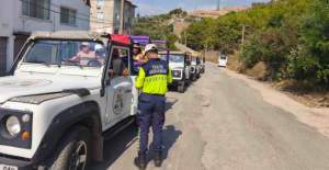 Alanya’da Safari Araçlarına Trafik Denetimi
