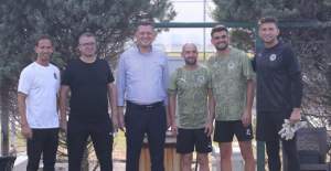 Alanyaspor Hazırlıklarını Sürdürdü, Ürkmezer Ziyaret Etti