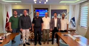 İlçe Jandarma Komutanı Ve SGK Müdürü ALSİAD’ı Ziyaret Etti